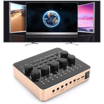 Mikser USB, zewnętrzna karta dźwiękowa KTV Live Broadcast [13060000340]